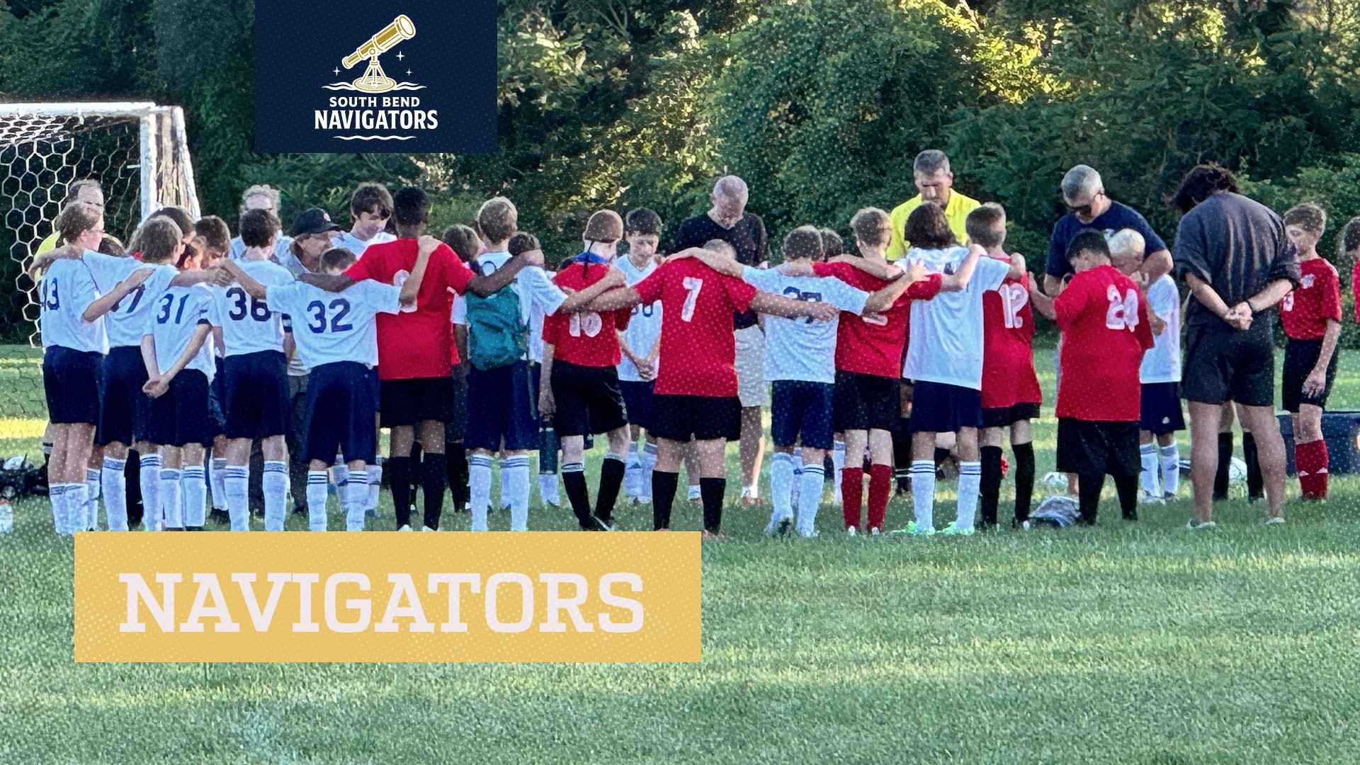 Navigators team prayer circle
