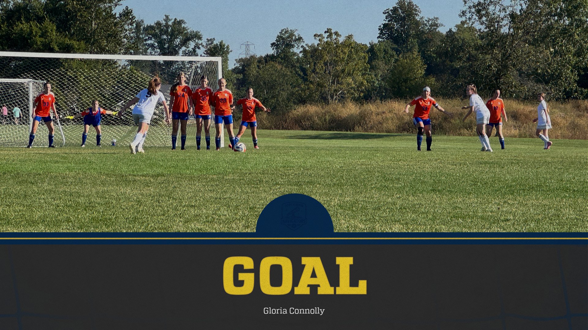 High School Girls goal moment